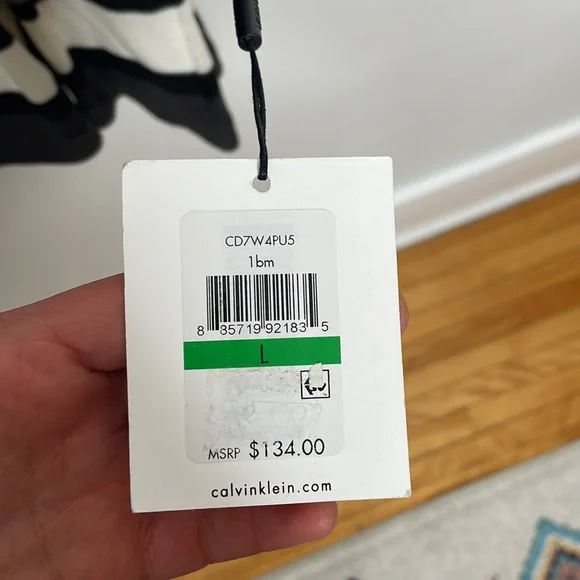 Calvin Klein Cowl neck pleated sweater dress - Picture 6 of 8